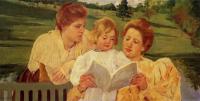 Cassatt, Mary - The Garden Reading